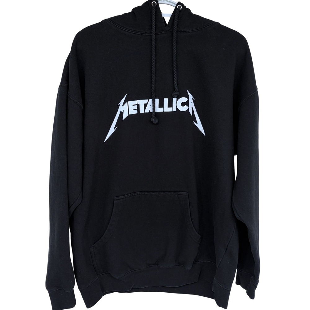 Metallica‎ Hoodie Mens XL Black Independent Trading Co Rock Music Metal Emo